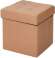 Пуф складной экокожа Бежевый
