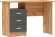 Стол письменный Мартина графит / дуб крафт