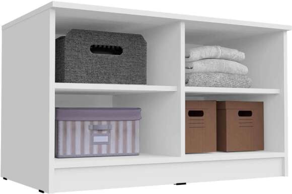 Тумба-антресоль Челси белый глянец