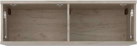 Шкаф навесной Альянс дуб крафт / белый глянец