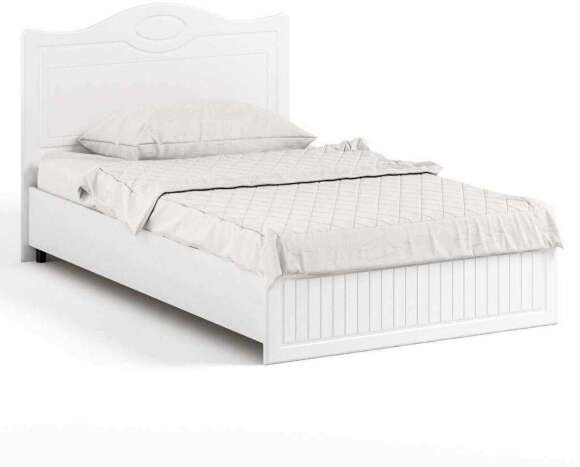 Кровать 1200 Монако МН-7 белое дерево