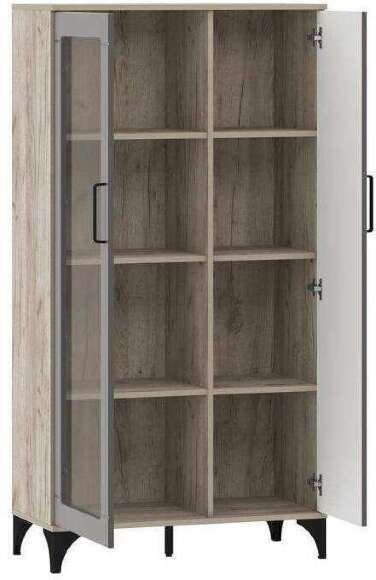 Марсель гостиная комплектация 1 Дуб Крафт серый/Софт графит Марсель гостиная комплектация 1 Дуб Крафт серый/Софт графит