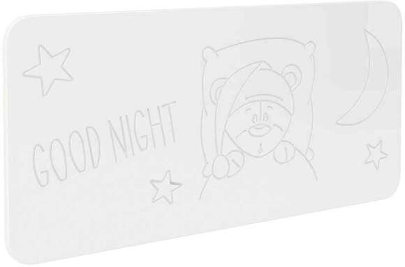 Кровать 80х160 Умка с бортиком и ящиками (Дуб Сонома)