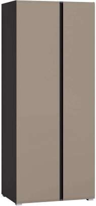 Сидней шкаф двухстворчатый 16.367.02 Антрацит / Капучино