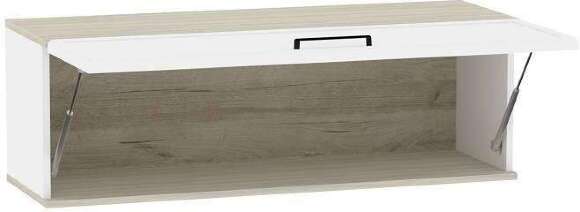 Шкаф навесной Аурелио 81, Блэквуд Сатиновый - Белый Шкаф навесной Аурелио 81, Блэквуд Сатиновый - Белый