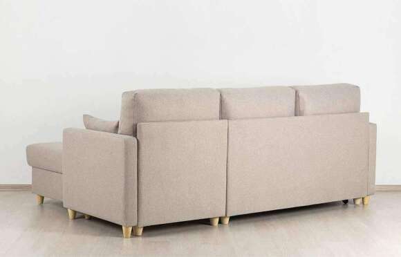 Дилан диван-кровать угловой ТД 420 Сага латте