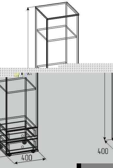 Шкаф для белья Лойс 83 (Глазов) Серый Шкаф для белья Лойс 83 (Глазов) Серый