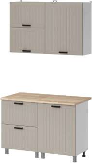 МК Аленушка 1,2м с ящ.в 2 Орхидея Керамика,скоба черный,сонома МК Аленушка 1,2м с ящ.в 2 Орхидея Керамика,скоба черный,сонома