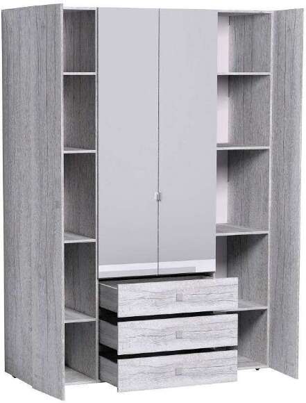 Шкаф для одежды и белья Neo 555 (Глазов) Дуб Шавиниган