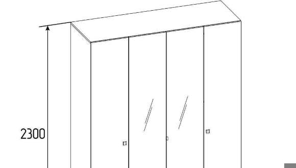 Шкаф для одежды и белья Neo 555 (Глазов) Дуб Шавиниган
