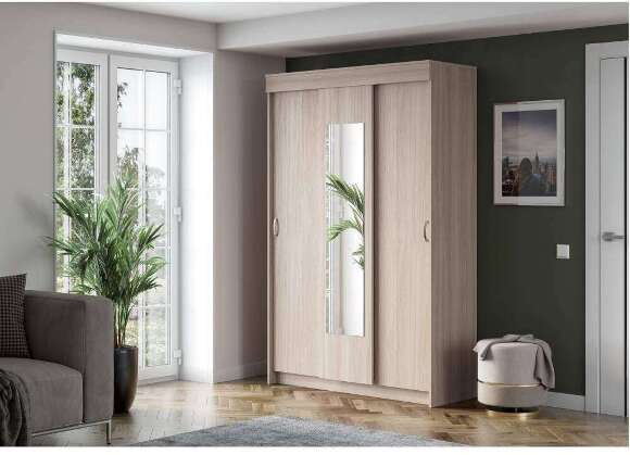 Шкаф-купе Бассо, ясень шимо светлый Шкаф-купе Бассо, ясень шимо светлый