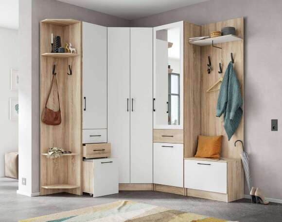 Шкаф-пенал с зеркалом Денвер (ТЭКС) Шкаф-пенал с зеркалом Денвер (ТЭКС)