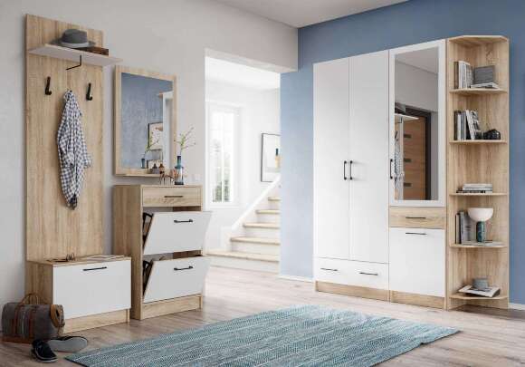 Шкаф-пенал с зеркалом Денвер (ТЭКС) Шкаф-пенал с зеркалом Денвер (ТЭКС)