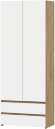 Некст 1 шкаф двухстворчатый с ящиками / Дуб золотой/Белый Некст 1 шкаф двухстворчатый с ящиками / Дуб золотой/Белый