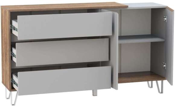 Комод 58.06 Гавана Кейптаун / Серый Комод 58.06 Гавана Кейптаун / Серый