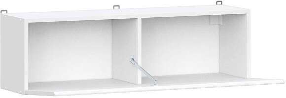 Шкаф навесной Грейс белый текстурный