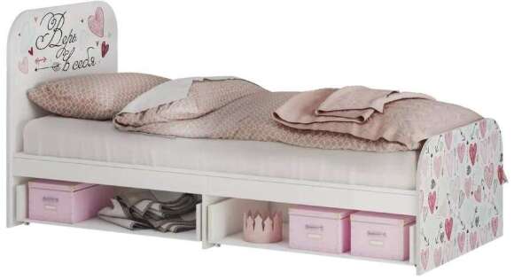 Кровать 80х186 Малибу КР-10 (с реечным настилом)