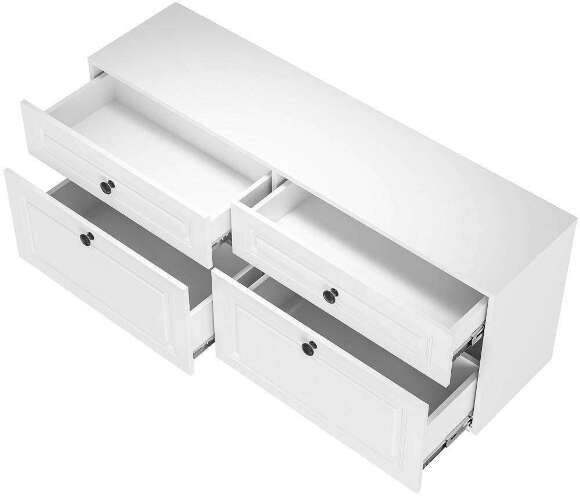 Тумба для ТВ Софт ТБ-07 (БТС) Белый