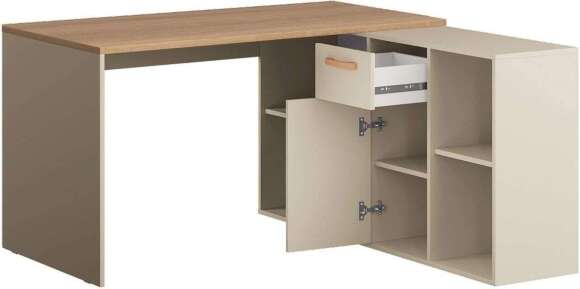 Лайт Стол письменный 03.245 Сатин / Дуб эндгрейн Лайт Стол письменный 03.245 Сатин / Дуб эндгрейн