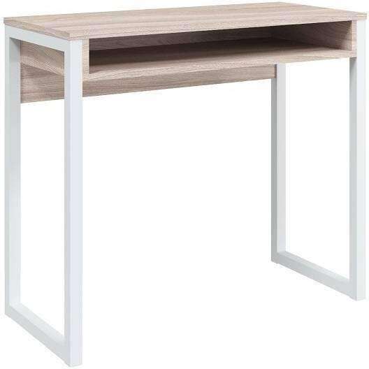 Письменный стол Леонардо, ясень шимо/белый