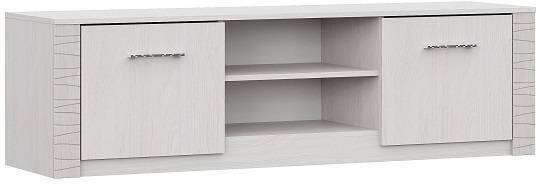 Тумба для телевидеоаппаратуры 1600 "Гамма 20" Ясень Анкор светлый, Сандал светлый