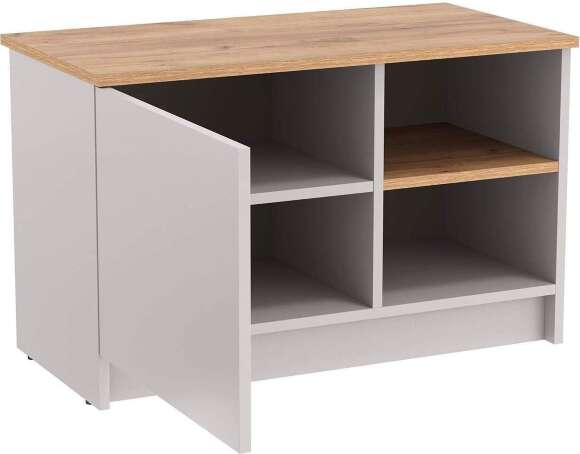 89.23 Прайм тумба для ТВ кашемир / дуб золотой