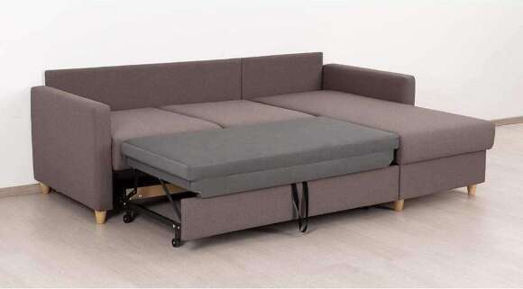 Дилан диван-кровать угловой ТД 421 Сага браун