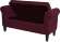 Пуф Морган Бордовый