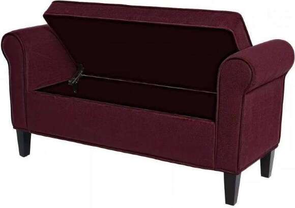 Пуф Морган Бордовый