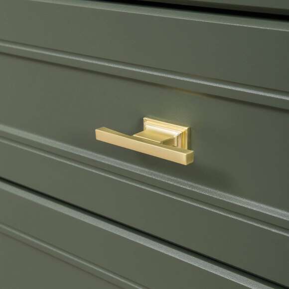 Марион комод 16.249 Дымчатый зеленый / Олива шагрень Марион комод 16.249 Дымчатый зеленый / Олива шагрень