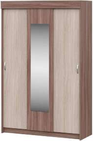 Шкаф-купе Бассо, ясень шимо темный/ясень шимо светлый