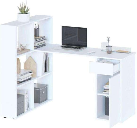 Стол письменный СПм-12 / Белый