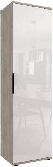 Пенал Альянс 435.04 дуб крафт / белый глянец