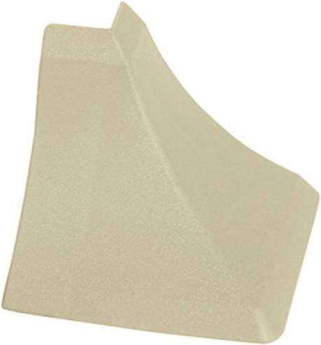 Угол внешний на плинтус треугольный Thermoplast бежевый