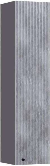 Шкаф навесной Оливия графит / мрамор глянец