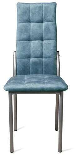 Стул Волна / Серебро/Велюр Лагуна