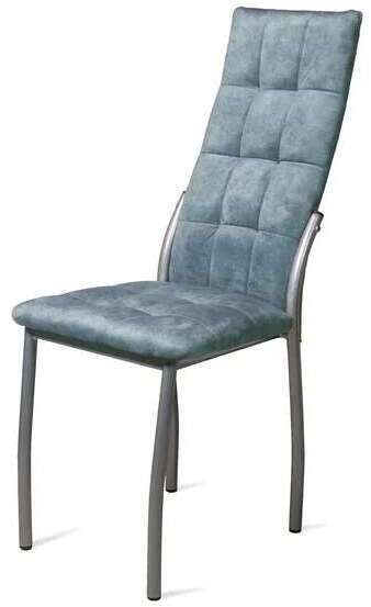Стул Волна / Серебро/Велюр Лагуна