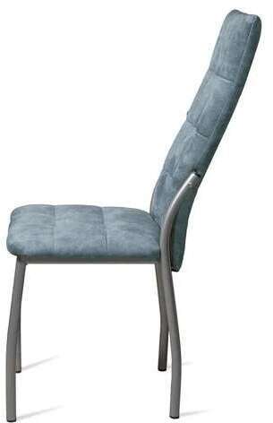Стул Волна / Серебро/Велюр Лагуна