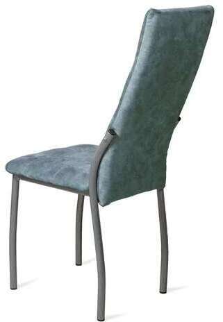 Стул Волна / Серебро/Велюр Лагуна