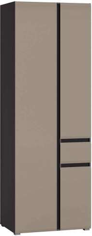 Сидней шкаф комбинированный 13.18 Антрацит / Капучино