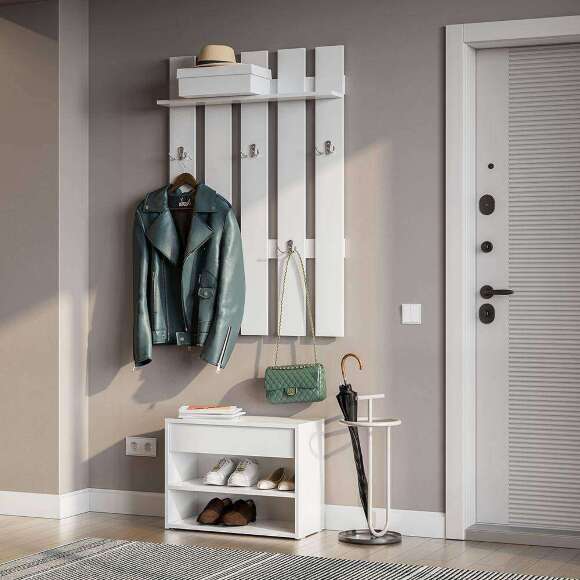 Тумба для обуви Айден ОБ06-600 Белый Тумба для обуви Айден ОБ06-600 Белый