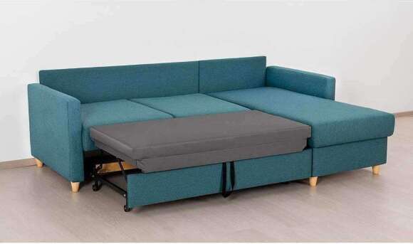 Дилан диван-кровать угловой ТД 422 Сага океан