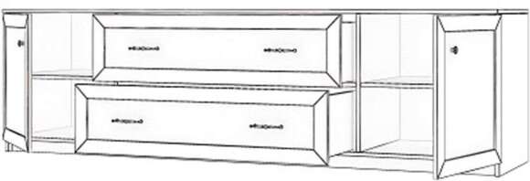 Бэль Тумба ТВА большая Слоновая кость