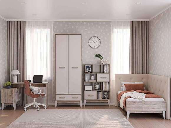 Кровать 90х200 Скандика КР-04 без изголовья