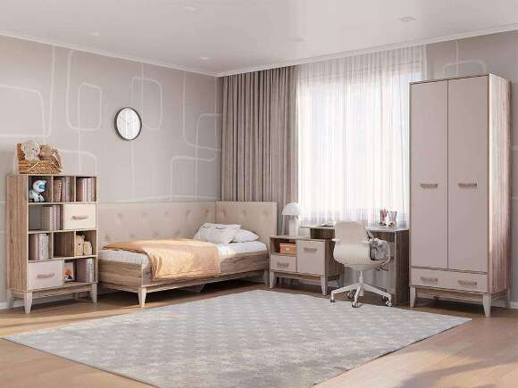 Кровать 90х200 Скандика КР-04 без изголовья