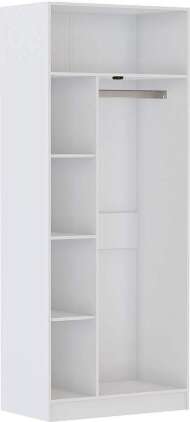 Шкаф для одежды и белья Руэлла, Белый Шкаф для одежды и белья Руэлла, Белый